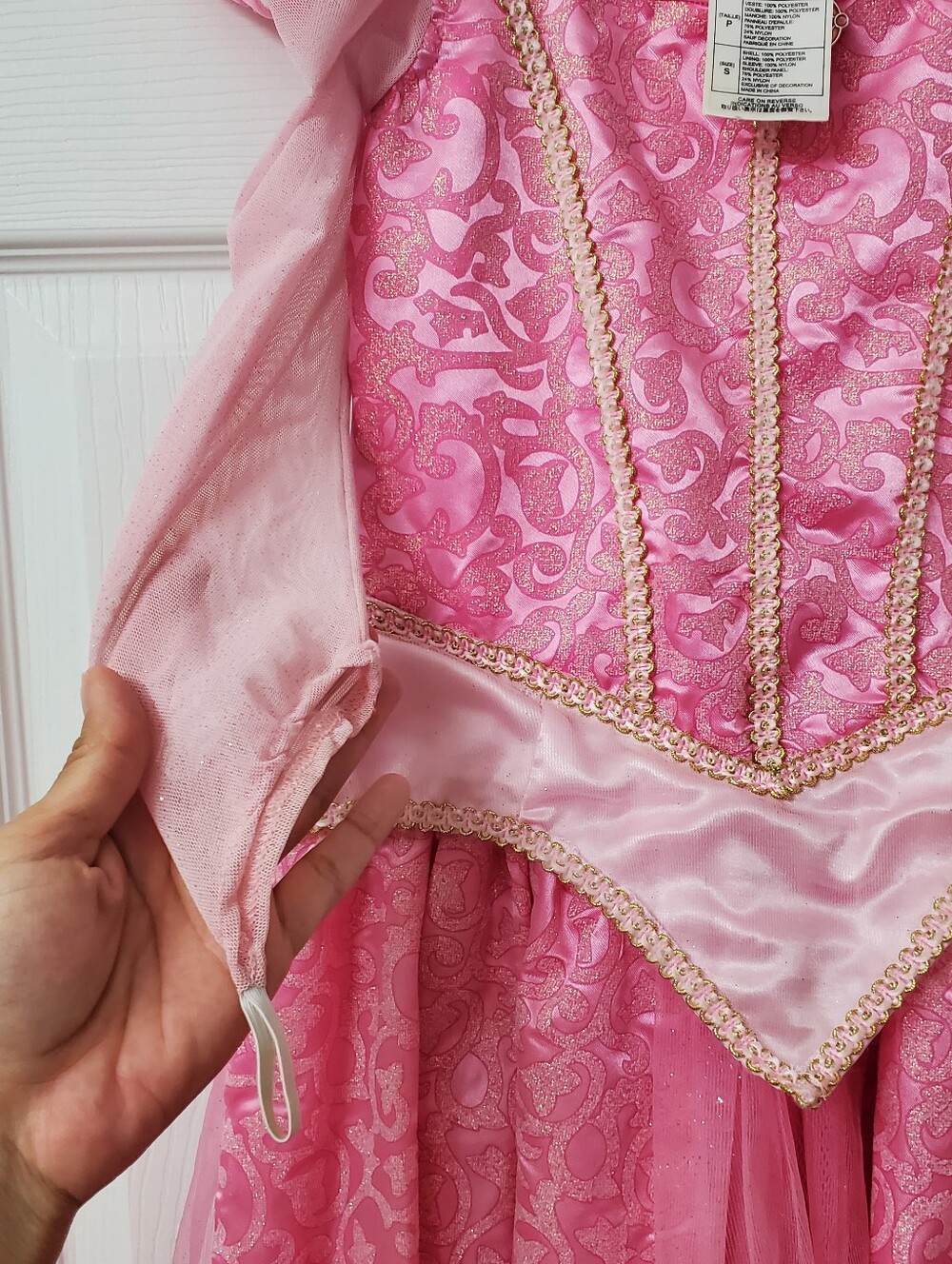 Disney Parks Sleeping Beauty Princess "Aurora" Ball Gown Costume Dress SZ-S - Picture 7 of 7